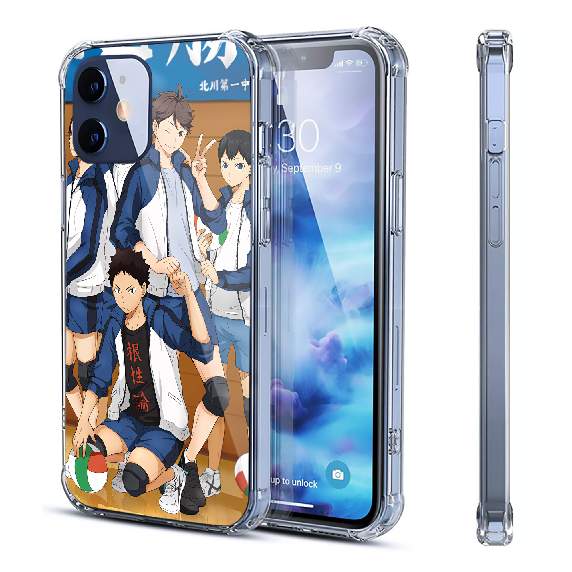 （画像用） ハイキュー!! Haikyu!! 【iPhone 12シリーズ対応】透明スマホケース（クリアソフトケース）